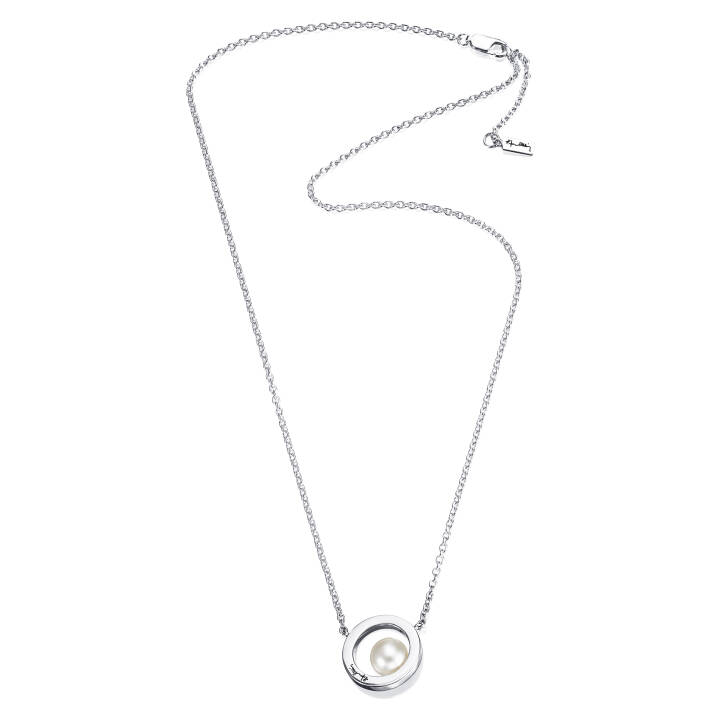 60's Pearl Collares Plata 42-45 cm en el grupo Collares / Collares de plata con SCANDINAVIAN JEWELRY DESIGN (10-100-01186-4245)