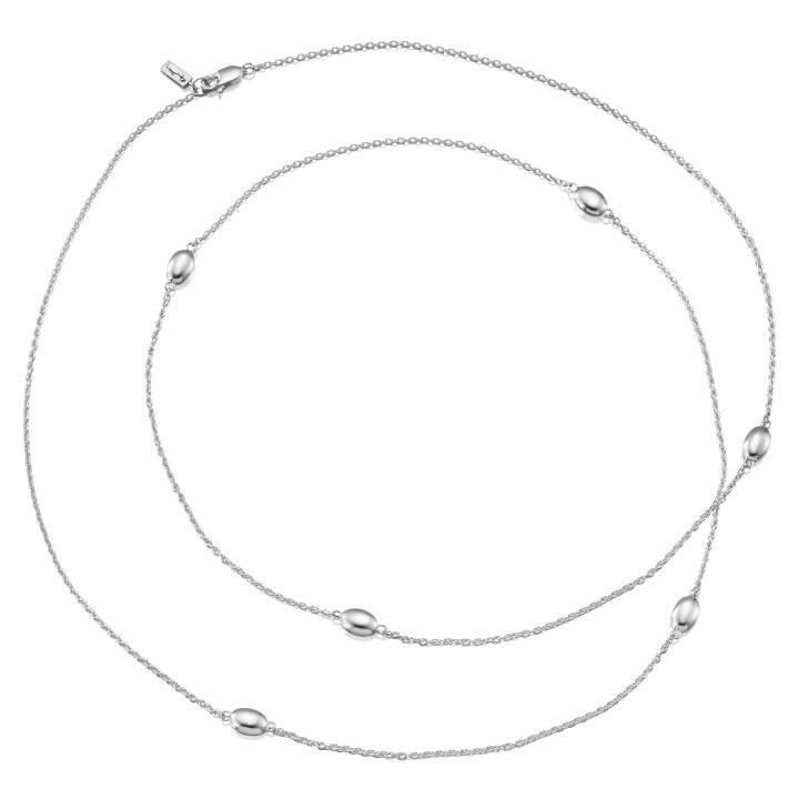 Love Bead Long - Plata Collares Plata 85 cm en el grupo Collares / Collares de plata con SCANDINAVIAN JEWELRY DESIGN (10-100-01207-0000)