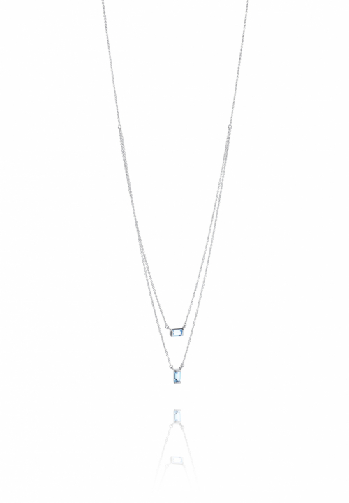A Macaron Dream Stud Collares Plata 40-45 cm en el grupo Collares / Collares de plata con SCANDINAVIAN JEWELRY DESIGN (10-100-01987-4045)