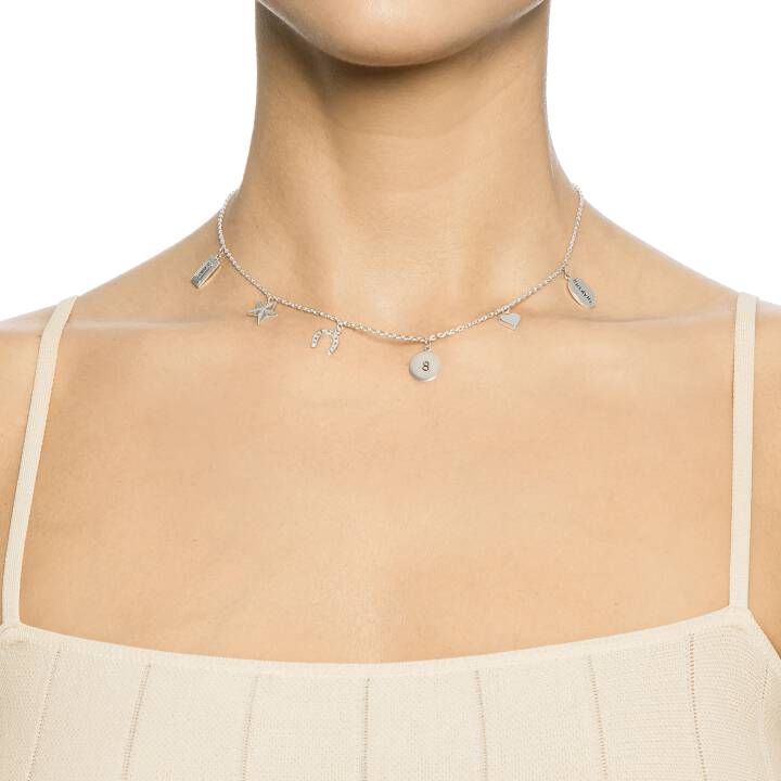 Mini Charms Collares Plata en el grupo Collares / Collares de plata con SCANDINAVIAN JEWELRY DESIGN (10-100-02070-0000)