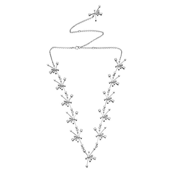 Kaboom & Stars Collier Collares Oro blanco en el grupo Collares / Collares de oro blanco con SCANDINAVIAN JEWELRY DESIGN (10-102-01311-0000)