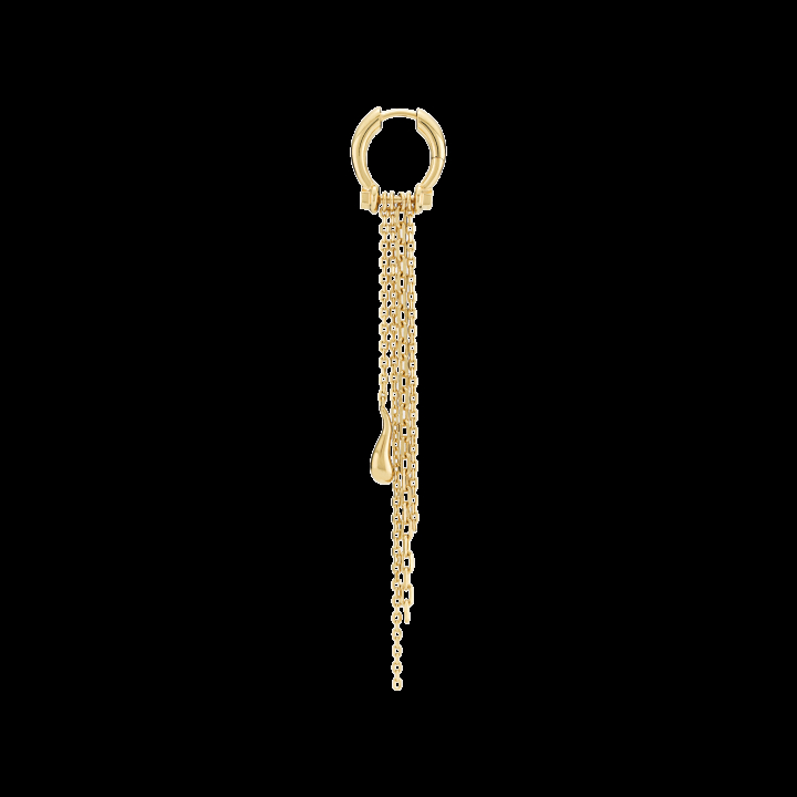 Rain Earring Goldplated Silver (One) en el grupo Pendientes / Pendientes de oro con SCANDINAVIAN JEWELRY DESIGN (100943YG)