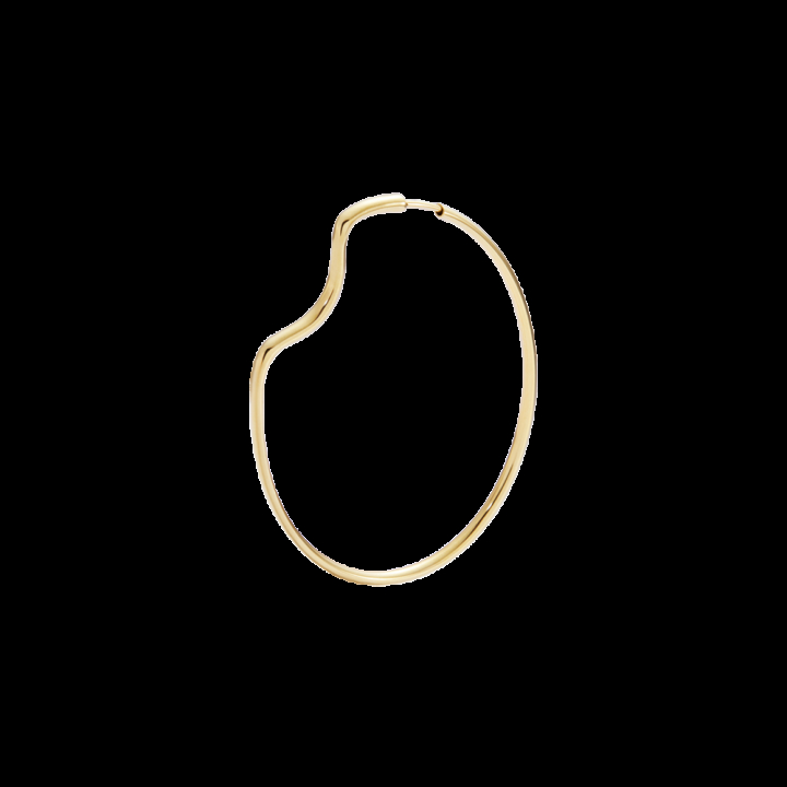 Copenhagen 50 Hoop Goldplated Silver en el grupo Pendientes / Pendientes de oro con SCANDINAVIAN JEWELRY DESIGN (101032YG-50)