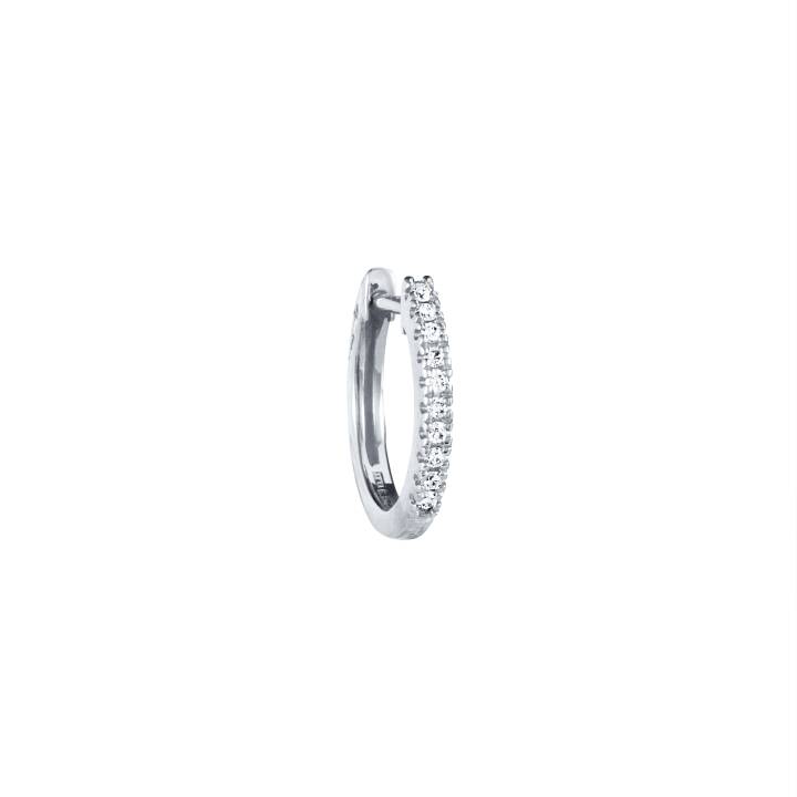 Mini Hoop & Stars Plata en el grupo Pendientes / Pendientes de diamantes con SCANDINAVIAN JEWELRY DESIGN (12-100-02046-0000)