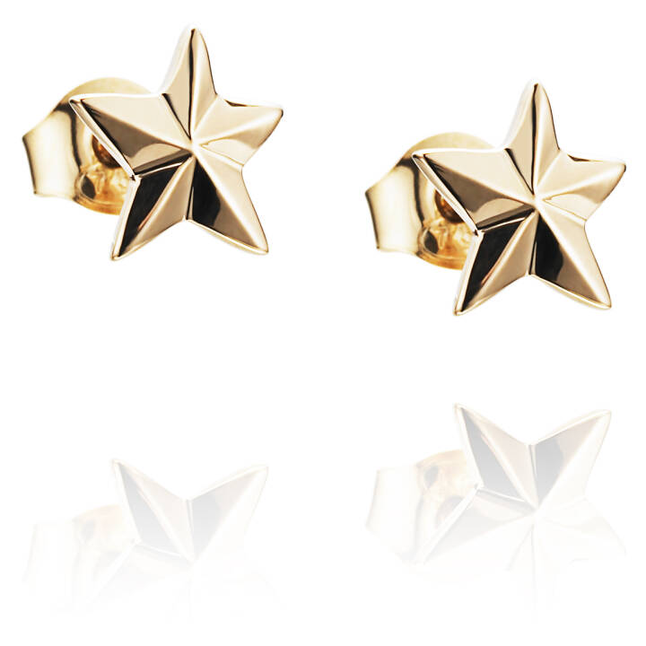 Catch A Falling Star Pendiente Oro en el grupo Pendientes / Pendientes de oro con SCANDINAVIAN JEWELRY DESIGN (12-101-00882-0000)
