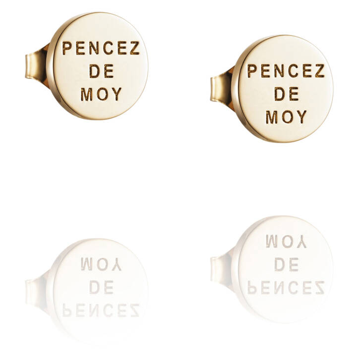 Mini Pencez De Moy Pendiente Oro en el grupo Pendientes / Pendientes de oro con SCANDINAVIAN JEWELRY DESIGN (12-101-01076-0000)