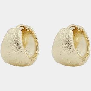 Serena oval ear Gold en el grupo Pendientes / Pendientes de oro con SCANDINAVIAN JEWELRY DESIGN (1312-6400-257)