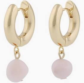 Sanna ear Gold light pink en el grupo Pendientes / Pendientes de oro con SCANDINAVIAN JEWELRY DESIGN (1318-6600-379)