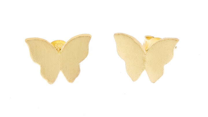 Butterfly Pendiente Oro en el grupo Pendientes / Pendientes de oro con SCANDINAVIAN JEWELRY DESIGN (1421420004)