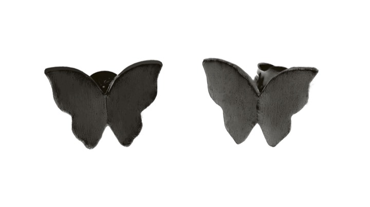 Butterfly Pendiente black en el grupo Pendientes con SCANDINAVIAN JEWELRY DESIGN (1421440004)