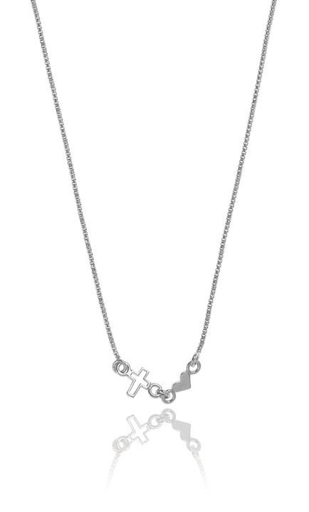 Trust Collares Plata 40-45 cm en el grupo Collares / Collares de plata con SCANDINAVIAN JEWELRY DESIGN (1521111010)