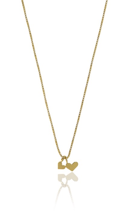 Love pendant Collares Oro 42-47 cm en el grupo Collares / Collares de oro con SCANDINAVIAN JEWELRY DESIGN (1522121009)