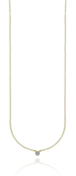 Cubic Collares Oro 55-60 cm en el grupo Collares / Collares de oro con SCANDINAVIAN JEWELRY DESIGN (1526221012)