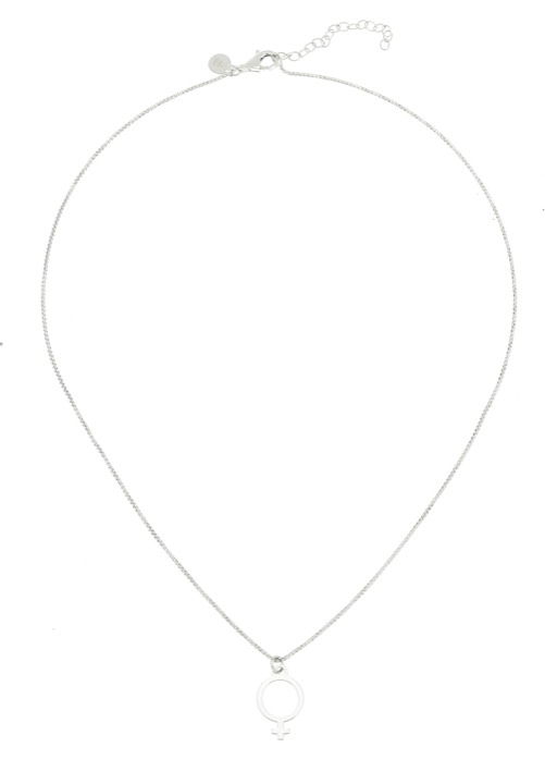 Letters venus neck Plata 42-47 cm en el grupo Collares / Collares de plata con SCANDINAVIAN JEWELRY DESIGN (1622111007)