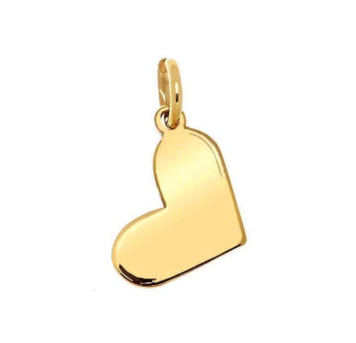Letters Heart Pendiente Oro en el grupo Collares / Collares de oro con SCANDINAVIAN JEWELRY DESIGN (1623121005)