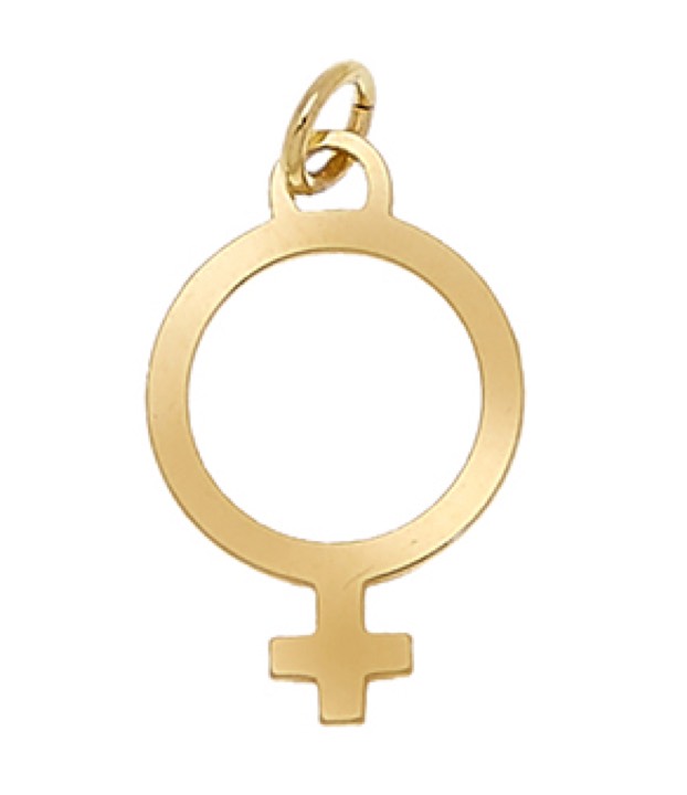 Letters Venus Oro en el grupo Collares / Collares de oro con SCANDINAVIAN JEWELRY DESIGN (1712220009)