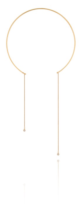 Brilliant bangle Collares double Oro en el grupo Collares / Collares de oro con SCANDINAVIAN JEWELRY DESIGN (1718121004)