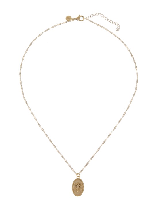 Two Flower Collares - Oro en el grupo Collares / Collares de oro con SCANDINAVIAN JEWELRY DESIGN (1822120001)