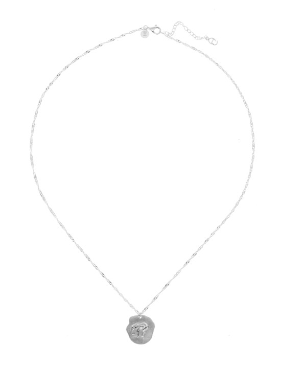 Two Elephant Collares - Plata en el grupo Collares / Collares de plata con SCANDINAVIAN JEWELRY DESIGN (1822270001)