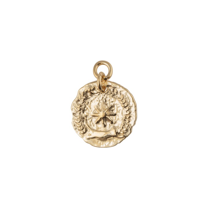 Victory coin pendant Oro en el grupo Collares / Collares de oro con SCANDINAVIAN JEWELRY DESIGN (1923020001)