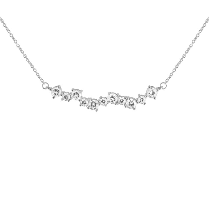 Gatsby stone Collares Plata 40-45 cm en el grupo Collares / Collares de plata con SCANDINAVIAN JEWELRY DESIGN (1928170002)