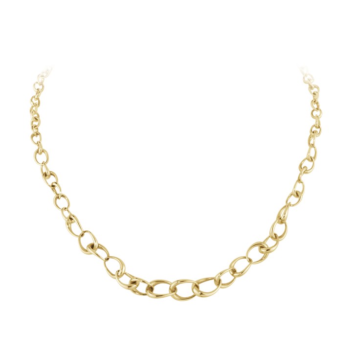OFFSPRING GRADUATED LINK Collares Oro en el grupo Collares / Collares de oro con SCANDINAVIAN JEWELRY DESIGN (20000993)