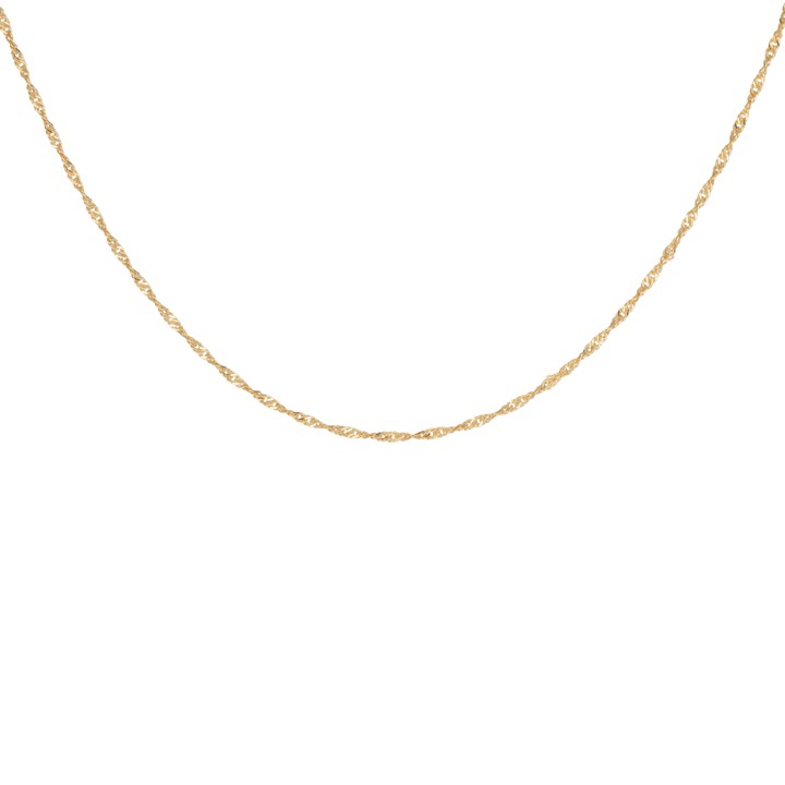 Letters singapore Collares Oro 45-50 cm en el grupo Collares / Collares de oro con SCANDINAVIAN JEWELRY DESIGN (2011120003)