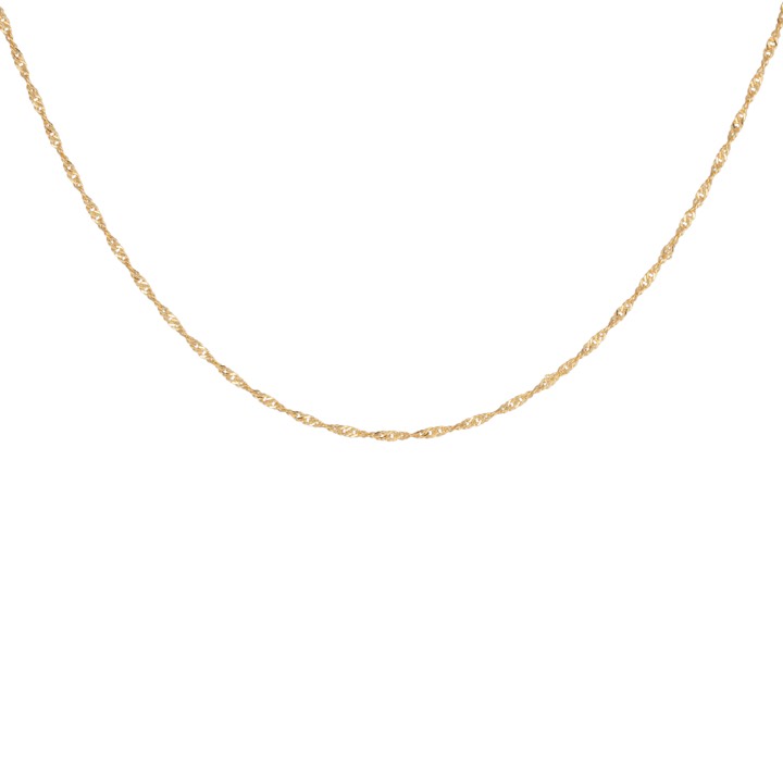 Letters singapore Collares Oro 55-60 cm en el grupo Collares / Collares de oro con SCANDINAVIAN JEWELRY DESIGN (2021221001)