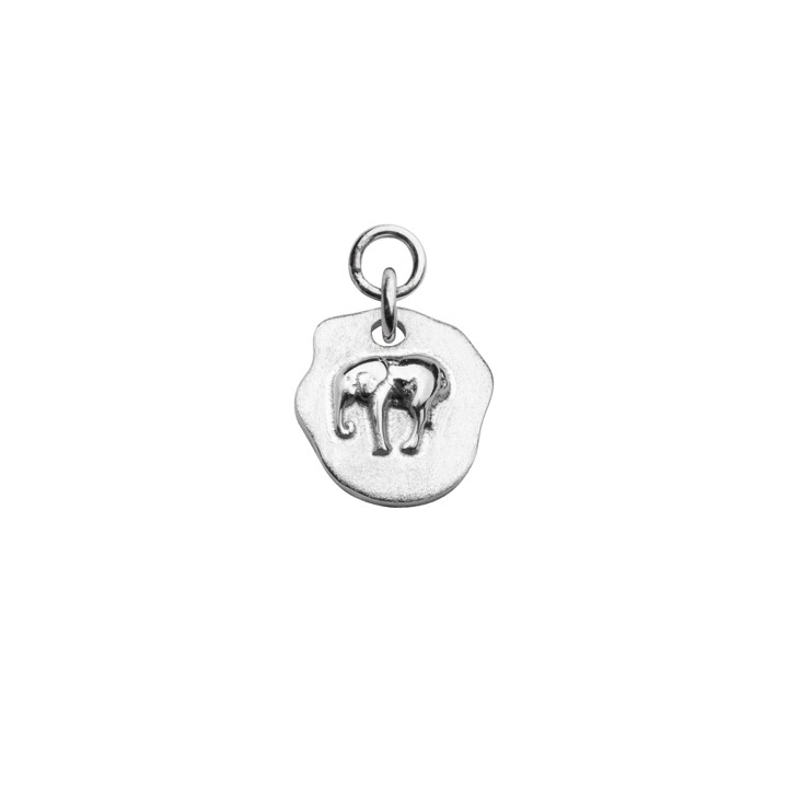 Letters elephant pend for hoops Plata en el grupo Collares / Collares de plata con SCANDINAVIAN JEWELRY DESIGN (2112470001)