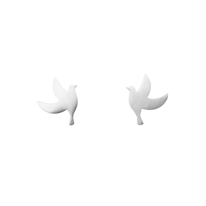 Peace small ear Plata en el grupo Pendientes / Pendientes de plata con SCANDINAVIAN JEWELRY DESIGN (2216470004)