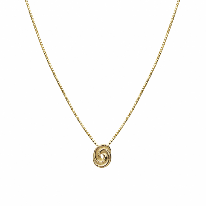 Loop bun Collares 42-47 cm en el grupo Collares / Collares de oro con SCANDINAVIAN JEWELRY DESIGN (2222120002)