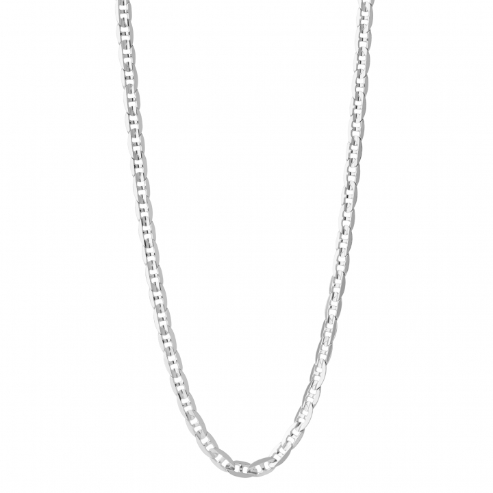 Carlo Necklace 50 Silver (One) en el grupo Collares / Collares de plata con SCANDINAVIAN JEWELRY DESIGN (300339-50)