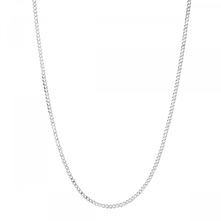 Saffi Necklace 50 Silver (One) en el grupo Collares / Collares de plata con SCANDINAVIAN JEWELRY DESIGN (300407AG-50)