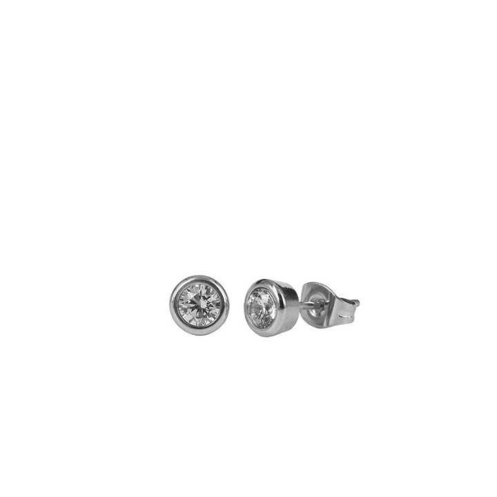 LILLY 4 mm Pendientes Acero en el grupo Pendientes / Pendientes de plata con SCANDINAVIAN JEWELRY DESIGN (357637)