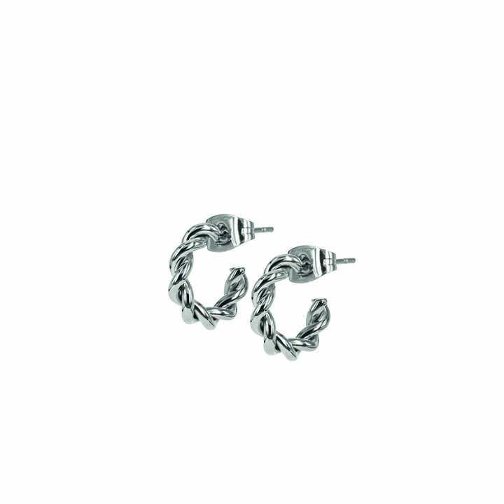 TWIST Mini Pendientes Acero en el grupo Pendientes / Pendientes de plata con SCANDINAVIAN JEWELRY DESIGN (359105)