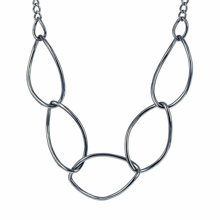 MILLA Big Collares Acero en el grupo Collares / Collares de plata con SCANDINAVIAN JEWELRY DESIGN (359167)