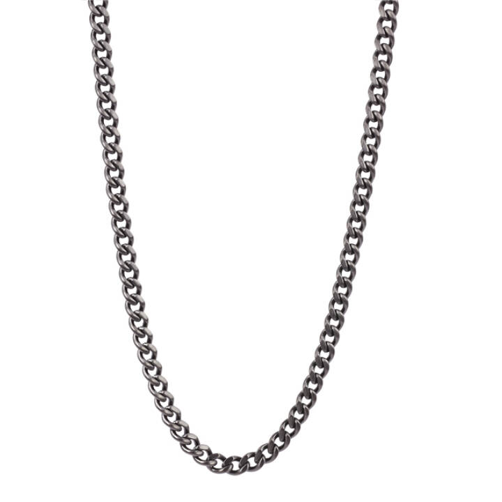 IKE Collares Gun Metal en el grupo Collares / Collares de plata con SCANDINAVIAN JEWELRY DESIGN (362549)