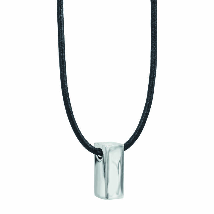 TIM Leather Collares Acero en el grupo Collares / Collares de plata con SCANDINAVIAN JEWELRY DESIGN (365274)