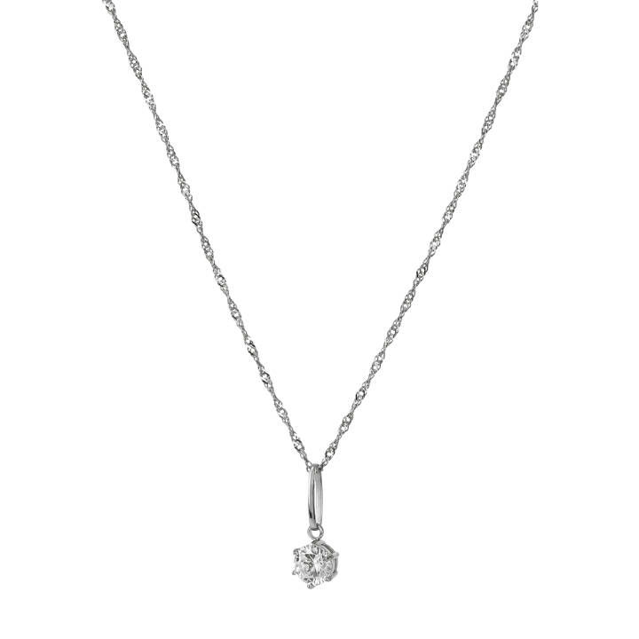 NOVA Crystal Collares Acero en el grupo Collares / Collares de plata con SCANDINAVIAN JEWELRY DESIGN (370025)