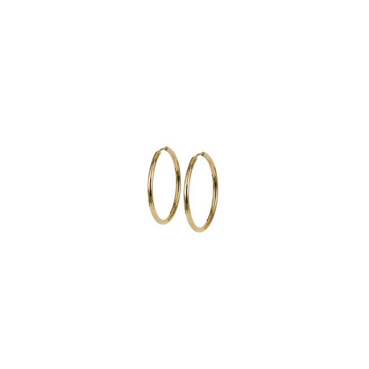 MAXI 11mm Pendientes Oro en el grupo Pendientes / Pendientes de oro con SCANDINAVIAN JEWELRY DESIGN (370117)