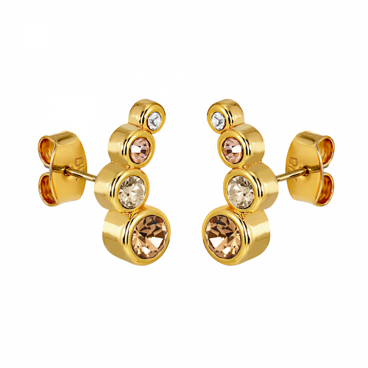 AGNES Oro GOLDEN en el grupo Pendientes / Pendientes de oro con SCANDINAVIAN JEWELRY DESIGN (440046)