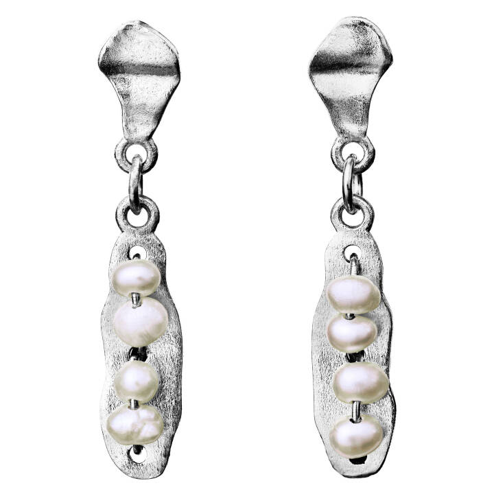Mai Pendiente Plata en el grupo Pendientes / Pendientes de perlas con SCANDINAVIAN JEWELRY DESIGN (9771c)