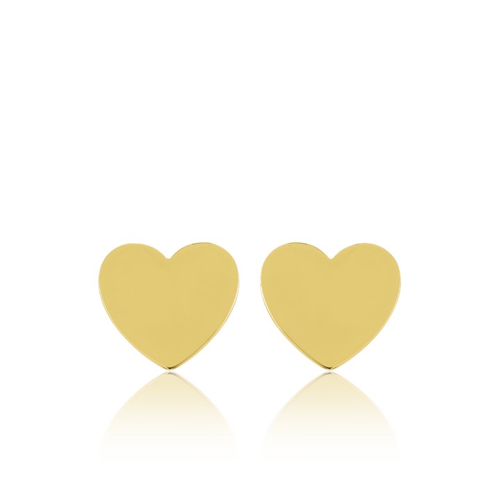 Heart Mini Studs Pendiente (Oro) en el grupo Pendientes / Pendientes de oro con SCANDINAVIAN JEWELRY DESIGN (E1451GPS0-OS)
