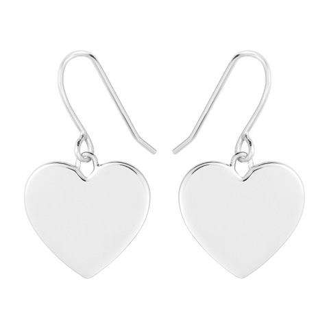 Heart Hook Pendiente (Plata) en el grupo Pendientes / Pendientes de plata con SCANDINAVIAN JEWELRY DESIGN (E2102RHS0-OS)