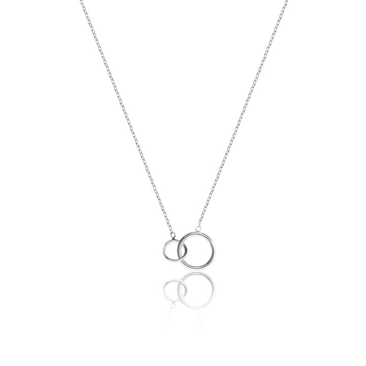 Mini Circle Collares (Plata) 40-45 cm en el grupo Collares / Collares de plata con SCANDINAVIAN JEWELRY DESIGN (N1458RHS0-OS)