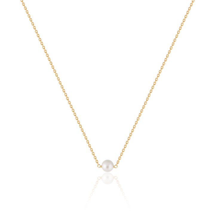 Pearl Collares (Oro) 40-45 cm en el grupo Collares / Collares de oro con SCANDINAVIAN JEWELRY DESIGN (N1722GPPE-OS)