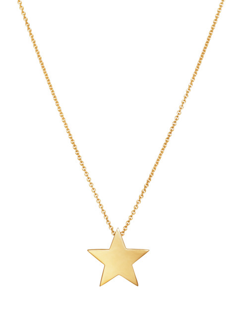 Star Large Collares (Oro) 42 cm en el grupo Collares / Collares de oro con SCANDINAVIAN JEWELRY DESIGN (N2104GPS0-OS)