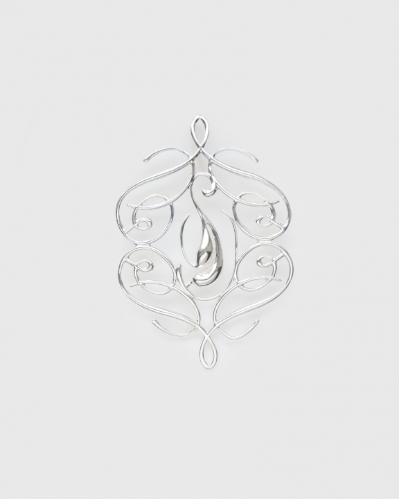 Ophelia Brooch Silver en el grupo Collares / Collares de plata con SCANDINAVIAN JEWELRY DESIGN (PS1001)