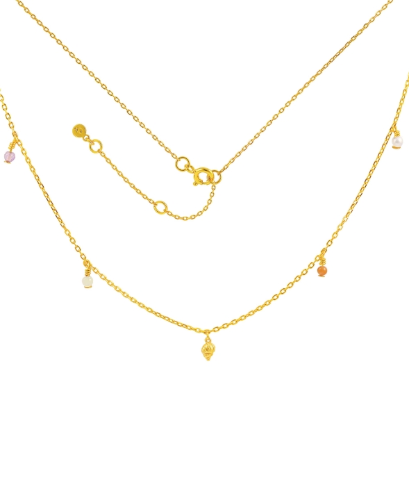Aaliyah Collares Oro en el grupo Collares / Collares de oro con SCANDINAVIAN JEWELRY DESIGN (S08146-G)