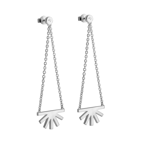 Shine Long Pendiente Plata en el grupo Pendientes / Pendientes de plata con SCANDINAVIAN JEWELRY DESIGN (S545)